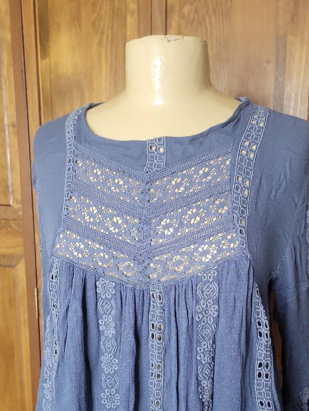 Free People NWOT Kiss Kiss Tunic Top  Sz Small - Picture 2 of 14
